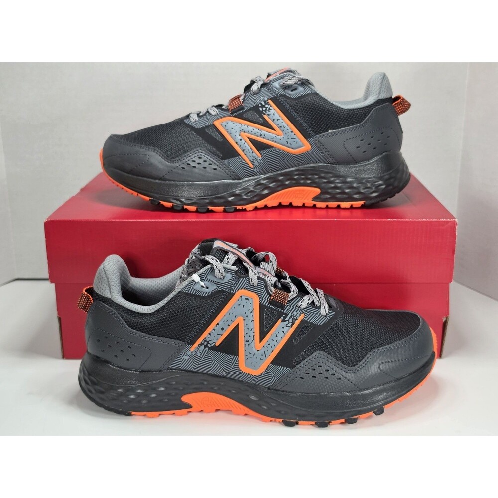 New Balance 410v8 Trail Running Shoes Sz 8 4E Wide Black/Red MT410LO8